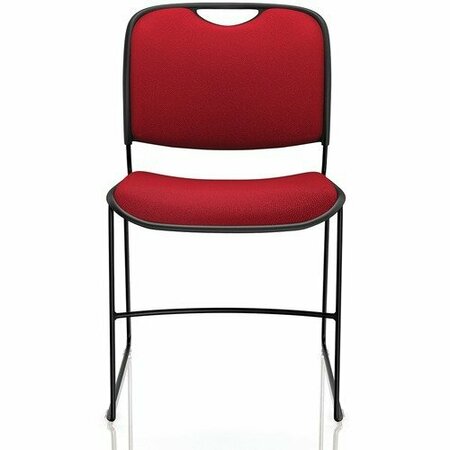 UNITED CHAIR CO Chair, Armless, Fabric, 17-1/2inx22-1/2inx31in, BK/Putty, 2PK UNCFE3FS03TP07